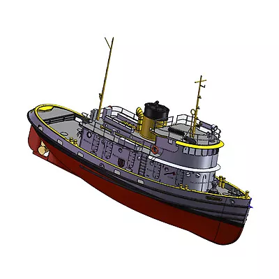 ANGELS Gate Tug 308 Mm Scale 1:85 RC Model Kit Tug Working Boat VD • $108.99