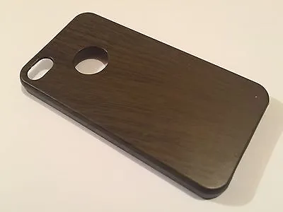 £9.99 • Buy Apple Iphone 4 4S Cover Case Protective Hard Back Wood Effect Wooden Oak D Brown