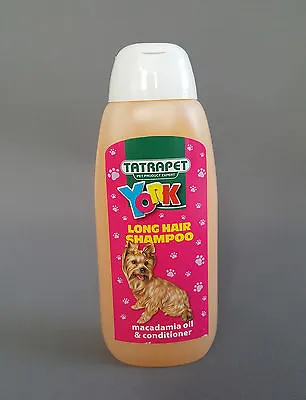 Dog Shampoo Pet Long Hair 200ml Macadamia Oil Cat Yorkshire Terrier York Puppy • £5.99