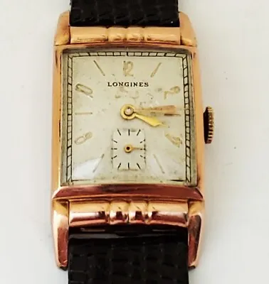 Vintage 1948 Longines Cal. 9L 10k Rose Gold Filled Men's Watch • $299