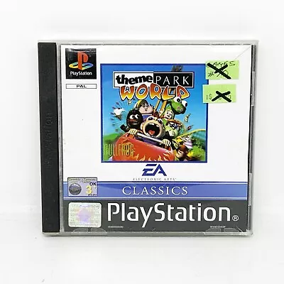 Theme Park World - Playstation 1 - Ps1 - Free Shipping Included! • $18.14