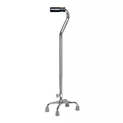 Drive Chrome Aluminum Small Base Quad Cane 30 To 39  Height • $23.76