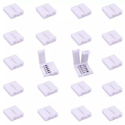 20pcs Rgbw Led Strip Connector 5 Pin 10mm Wide Rgbw 5050 Led Tape Connector Rgbw • $11.54