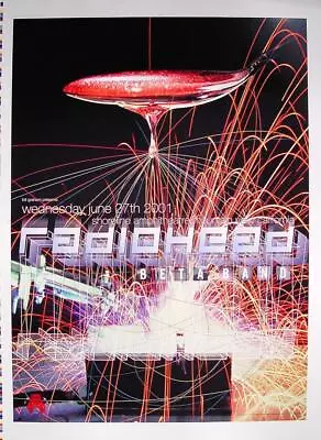 Radiohead  Music  A4+ Poster - Poster/canvas Framed Made In England • £180