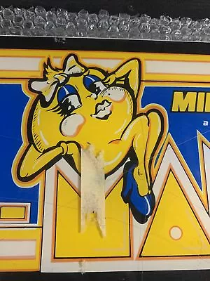 Ms Pac Man  Midway Marquee Sign Restaurant Bar Wall Hanger  Of68 • $85