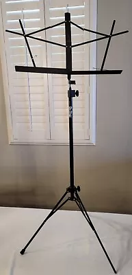 Portable Collapsible Music Stand Black With Black Case By On Stage Milano Music • $11.59