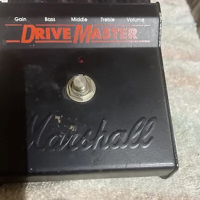 Marshall DriveMaster Overdrive/Distortion Pedal (Open Box) Not Tested • $100