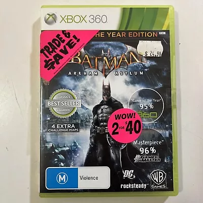 Batman Arkham Asylum Xbox 360 • $8