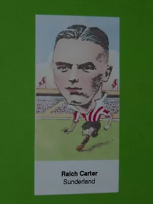 1999 Rowland Card Football Series 3 #2 Raich Carter Sunderland Black Cats Roker • £2.58