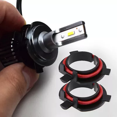 2Pcs Car Headlight H7 Bulb Adapter Socket Lamp Holder Retainer Base Sealing Ring • $8.29