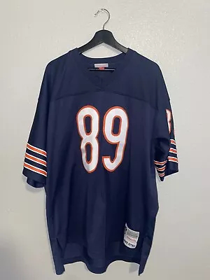 Mike Ditka #89 Chicago Bears 1966 Mitchell & Ness Blue Jersey Mens XL 48 • $54