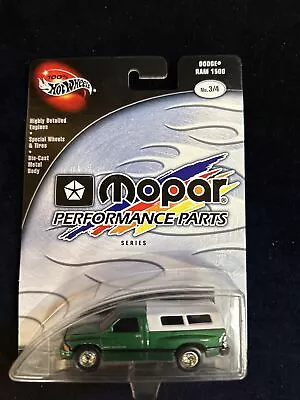 Hot Wheels 100% Preferred Mopar Performance 2002 Green Dodge Ram 1500 Real Rider • $19.95