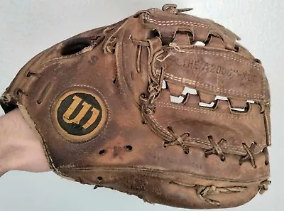 Vintage Wilson The A2000 XLC Blem Dual Hinge RHT Baseball Glove Japan 12 In • $40