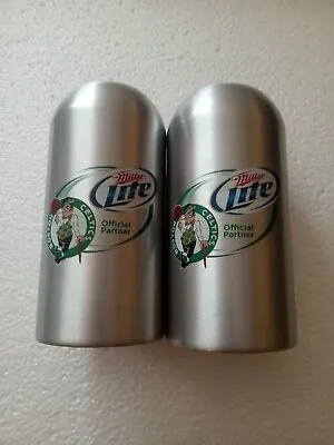 Authentic Boston Celtics  Miller Lite Beer Koozie Bottle Aluminum • $19