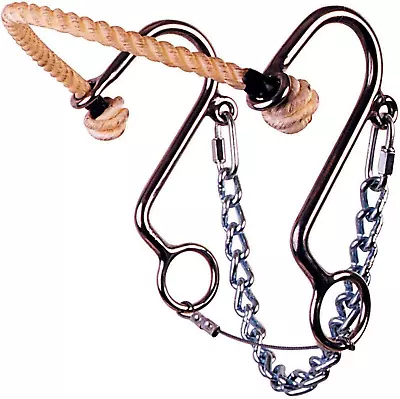 Little S Hackamore - Rope Nose - Stage B - Horse Or Arabian Size • $190.63