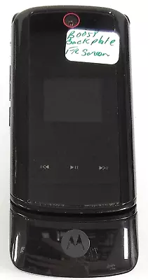 Motorola KRZR K1m - Black Pearl ( Boost Mobile CDMA ) Flip Phone - Bundled/READ • $21.24