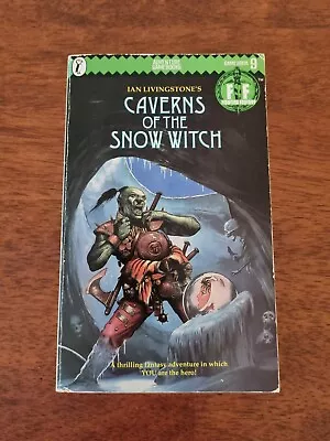 Caverns Of The Snow Witch FF#9 Ian Livingstone - Gamebook 1985 PB • $35