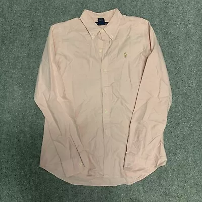 Ralph Lauren Tops Womens 10 Vintage Slim Fit Classic Button Up Shirt Long Sleeve • $14.88