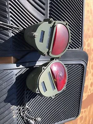 Vintage Pair Militarily Truck Tail Lights Rat Rod Ready  • $99.95