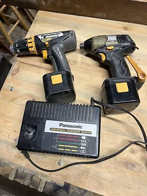 $20 • Buy Panasonic Impact Driver And Drill Set 12V EY7201 And EY6409