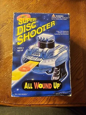 The Super Disc Shooter By All Wound Up - 15 Foam Discs Vintage RARE  • $26.99