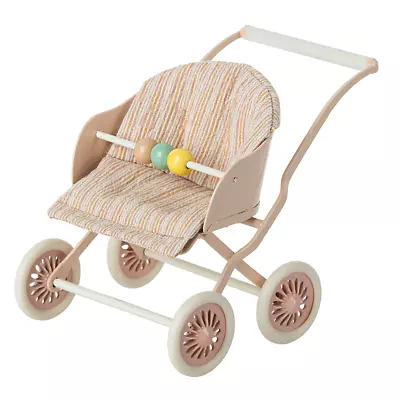 Maileg Stroller For Baby Mice Rose Adorable Playtime And Display Accessory • $59.99