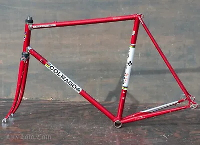 Vintage Colnago Superissimo RoadBike FRAME FORK ColumbusSteel Bicycle Campagnolo • $615