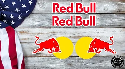 Red Bull Athlete Motocross Helmet Decals • $17.99