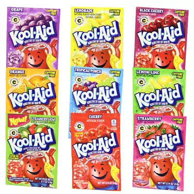 £4 • Buy American Kool Aid Flavours USA Imported Huge Range UkSeller American Drinks Soda