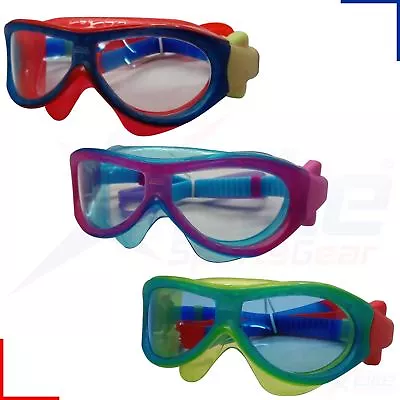 Zoggs Swimming Goggles - Phantom Kids Mask Boys /Girls Green Orange Or Pink • £19.85