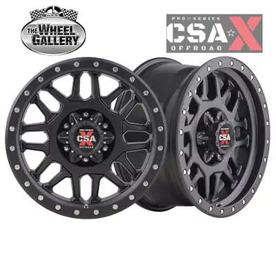 CSA-X Combat 16x8 6/139.7 -6N Satin Black Set Of Alloy Wheel Wheels • $1036