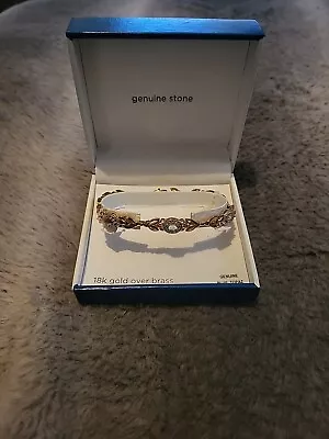 JC Penney Treasures Blue Topaz Bracelet • $35