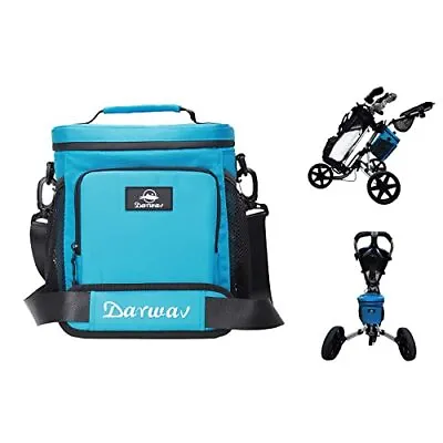 Darwav Golf Cooler 12-Can Insulated Soft Cooler Bag Fits On Golf Push Cart Blue • $52.33