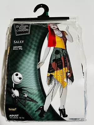 $29.99 • Buy The Nightmare Before Christmas Sally Adult Costume Dress Size Large (12-14)