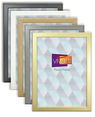 Vivarti Movie Theatre Poster 61x91cm Frame Thin Black White Oak Gold Silver Wood • £29.99