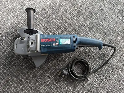 BOSCH GWS 20-230H PROFESSIONAL USE ANGLE GRINDER 9  240v Corded 3 Pin PLUG • £79.99