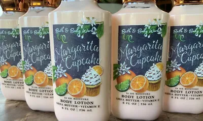 5 MARGARITA CUPCAKE 24hr Moisture Shea Butter 8oz LOTION Bath And & Body Works • $45.69