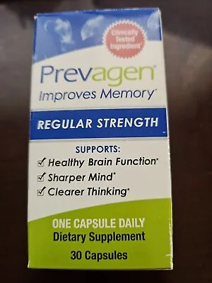 Prevagen Regular Strength 10mg Improves Memory Brain Supplement 30 Capsules • $16.91