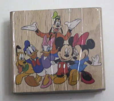 Mickey Mouse & Friends Disney Group Rubber Stamp 47559A All Night Media • $16.99