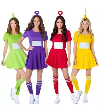 2023 Teletubbies Adult&Kids Dress Party Fancy Dress Up Outfit Halloween Costume • $16.03