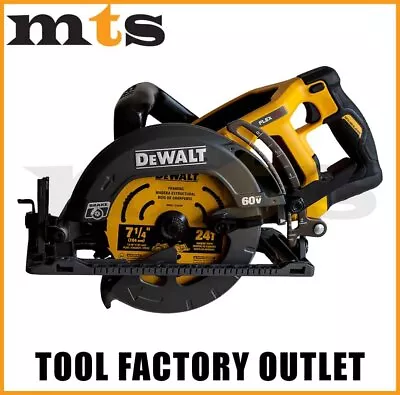 Dewalt Cordless 60V / 54V Brushless Circular Saw 190Mm Flexvolt 580Rpm Dcs577B • $439