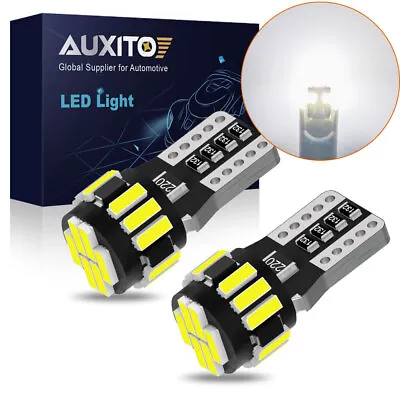 $8.99 • Buy AUXITO 2X T10 LED License Plate Light Bulb 6500K Super Bright White 168 2825 194