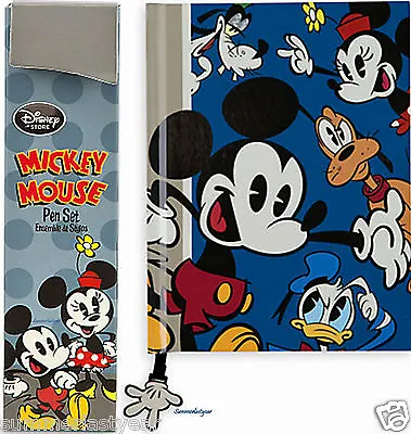 Mickey And Minnie Mouse ~disney Store~ Journal And Pen Set With Free Shipping • $32.50