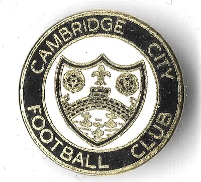 Vintage Cambridge City Enamel Football Badge • £3.99