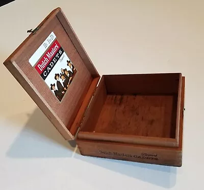 Vintage Dutch Masters Cadets Tipped Cigar Wooden Box EMPTY • $8.95