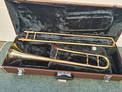 1948 F.E OLDS & SON STANDARD LOS ANGELES CALIFORNIA Bb TROMBONE. • $670