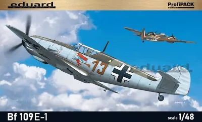 Eduard 8261 - 1/48 Messerschmitt Bf-109E-1 ProfiPACK Edition Model Kit • £25