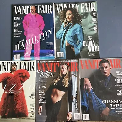 Vanity Fair Magazine Lot Of 5 Sept 2022-Feb 2023 Fashion Style Culture Lizzo • $24.99