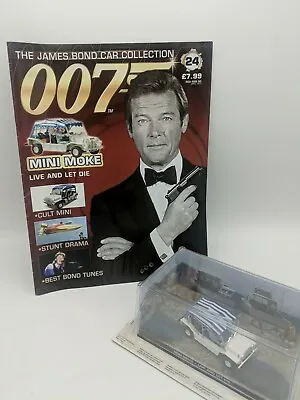 #24 The James Bond Car Collection - Mini Moke - Live And Let Die A1 UK Exp ⭐⭐⭐⭐⭐ • $27.12
