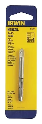 Irwin Hanson High Carbon Steel SAE Fraction Tap 1/4 In.-20NC 1 Pc. • $8.80